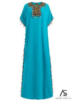 Marokkanisches Hauskleid „Fatima“ Blue