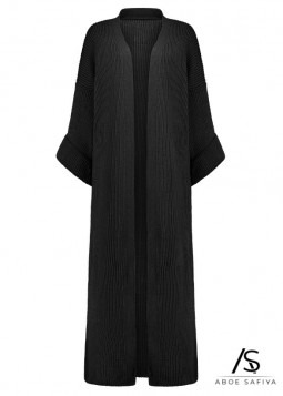 Oversized Kimono Vest „Sekinah“ Black