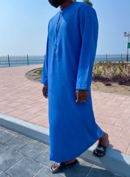 Emirati Electric Blue "Imperial" von Custom Qamis