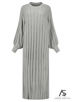 Oversized Pullover „Soumaya“ Grey