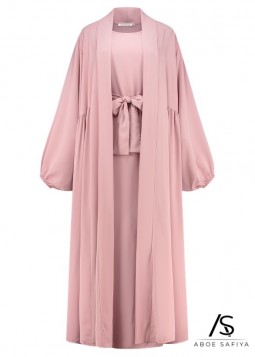 Abaya „Deluxe Medina Silk“ Rosa