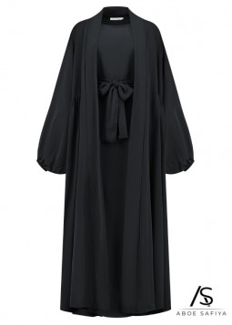 Abaya „Deluxe Medina Silk“ Black