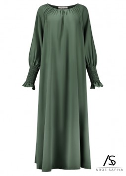 Abaya „Sawda“ Dark Green