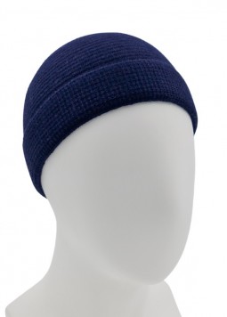 Blaue Mütze von Wollmischung