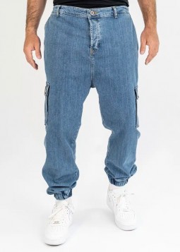 Hellblaue Cargo-Jeans „JP13“ von DC Jeans