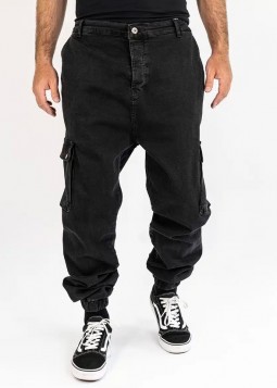 Schwarze Cargo-Jeans „JP13“ von DC Jeans
