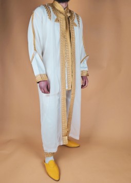 Jabador 3-teilig „Luxury“ Weiß/Gold von Rafiq