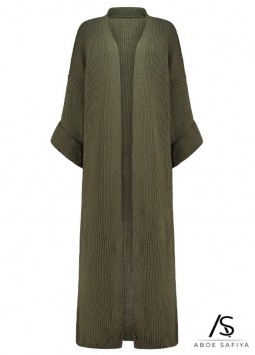 Oversized Kimono Vest „Sekinah“ Grün