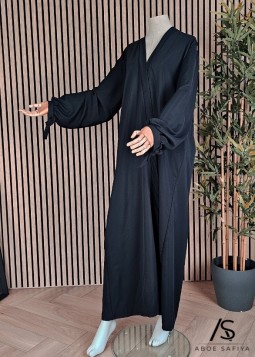 Black Kimono „Aminah“ aus Medina-Seide