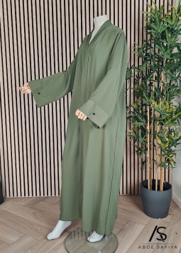 Grüner Kimono „Noor“ aus Medina-Seide