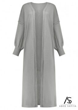 Oversized Kimono-Cardigan „Amira“ Grey
