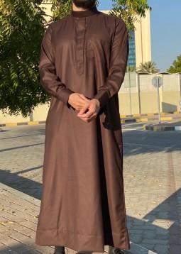 Saudi Braun "Cashmere" von Custom Qamis