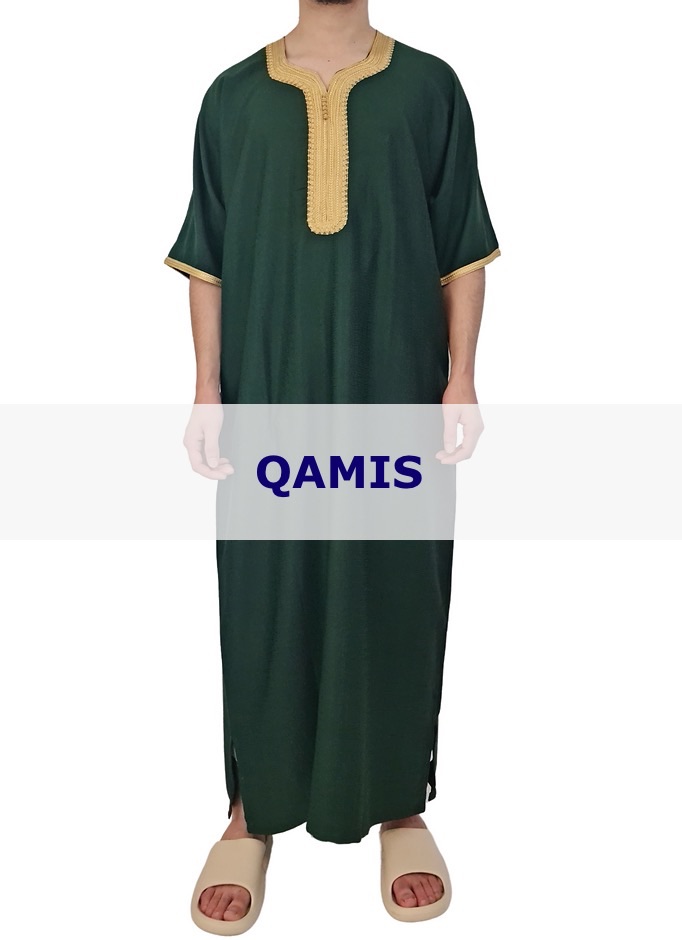Qamis Djellaba Herren Islamische Kleidung für Männer